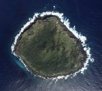 Foto aérea de una de las islas Senkaku/Diaoyu. Fuente: Political Geographic Now. 